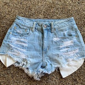 American Eagle Hi-Rise Festival Shorts